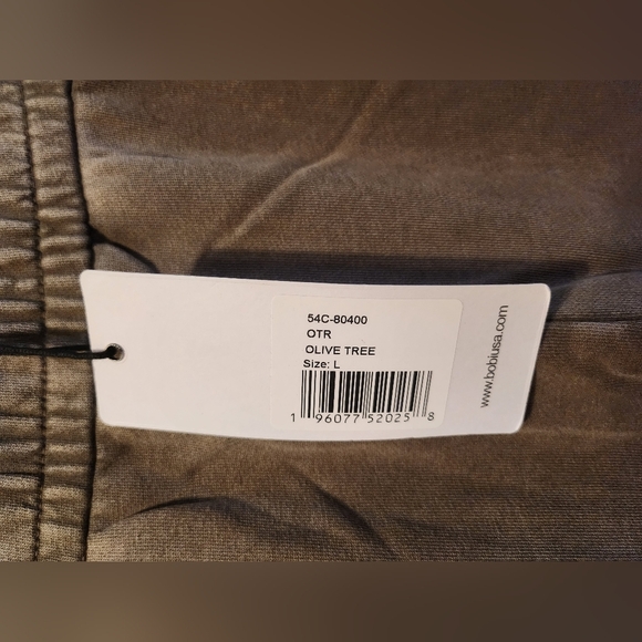 NWT Revolv BOBI Los Angeles |Pocket Lounge Pant In Olive Green Size L - Picture 3 of 7